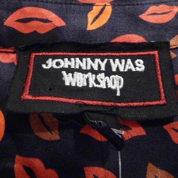 JOHNNY WAS WORKSHOP CONTEMPORARY GORGEOUS LUXURY SILK BLOUSE NEW TJ.MAX SIZE XL - Picture 6 of 7